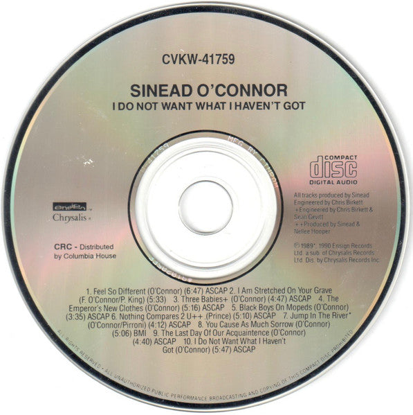 Sinéad O'Connor - I Do Not Want What I Haven't Got