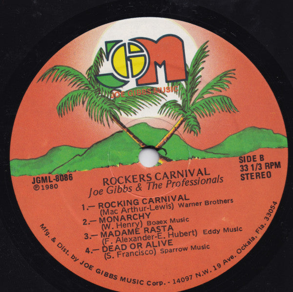 Joe Gibbs & The Professionals - Rockers Carnival