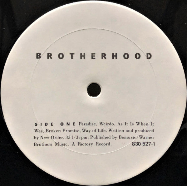 New Order - Brotherhood - 1986