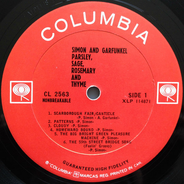 Simon & Garfunkel - Parsley, Sage, Rosemary And Thyme - 1966