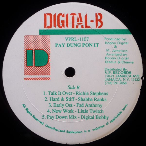 Various - Pay Down Pon It - 1990