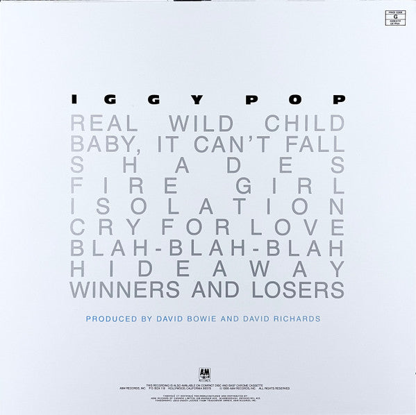 Iggy Pop - Blah-Blah-Blah - 1986