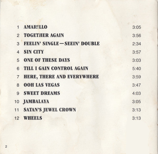 Emmylou Harris - Elite Hotel (CD) - 1987