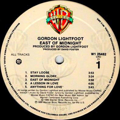 Gordon Lightfoot - East Of Midnight