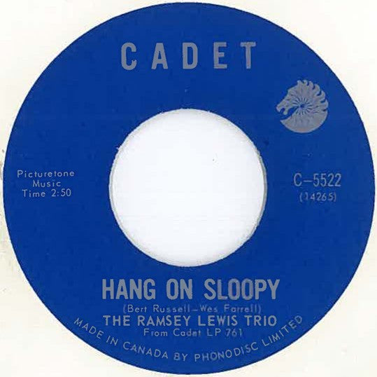 Ramsey Lewis Trio, The - Hang On Sloopy / Movin' Easy - 1965
