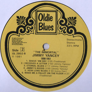 Jimmy Yancey - "The Immortal" Jimmy Yancey 1898-1951