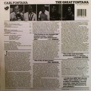 Carl Fontana - The Great Fontana Vinyl Record