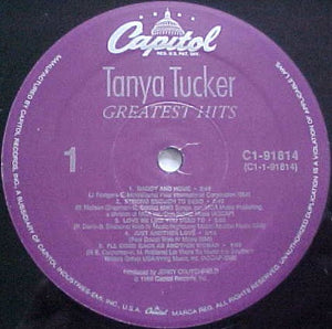 Tanya Tucker - Greatest Hits Vinyl Record