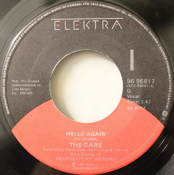 The Cars - Hello Again