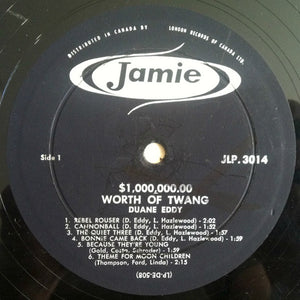 Duane Eddy And The Rebels - $1,000,000.00 Worth Of Twang -