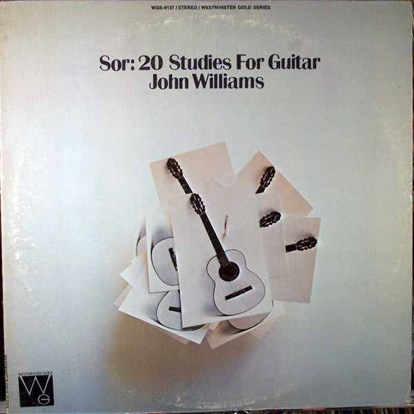 John Williams  - Sor: 20 Studies For Guitar Vinyl Record