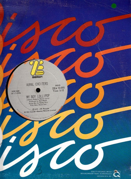 Aural Exciters - My Boy Lollipop