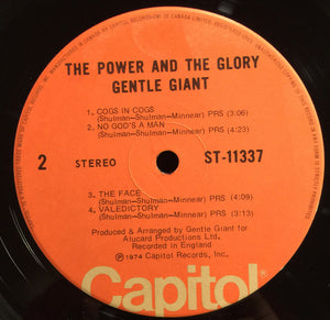 Gentle Giant - The Power And The Glory - 1974