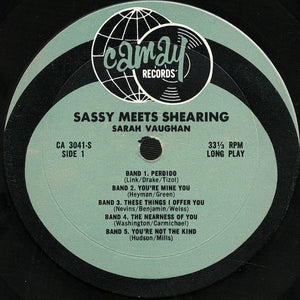Sarah Vaughan, George Shearing - Sassy Meets Shearing - 1962