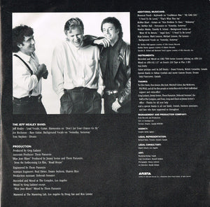 Jeff Healey Band, The - See The Light - 1988
