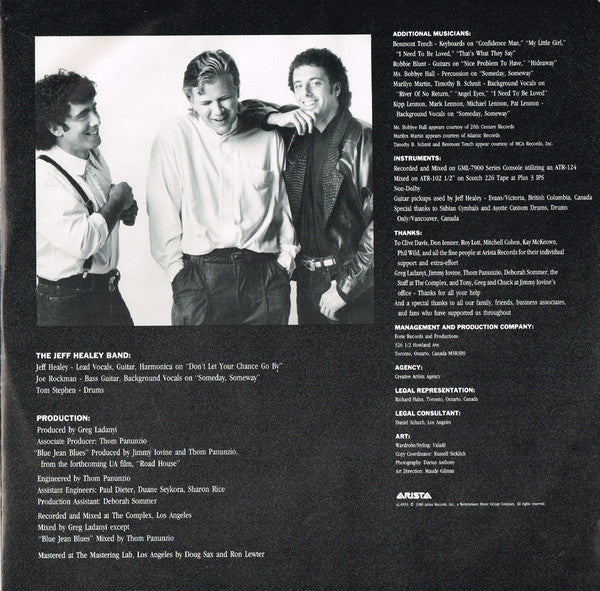 Jeff Healey Band, The - See The Light - 1988