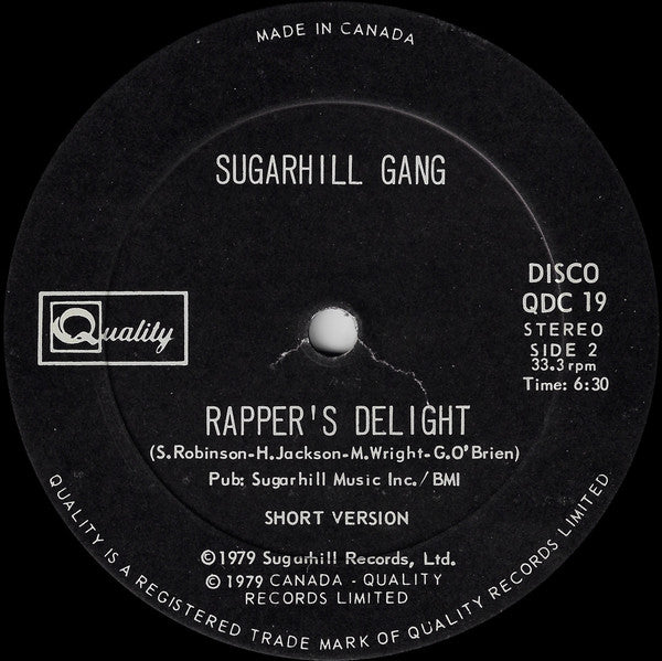 Sugarhill Gang - Rapper's Delight