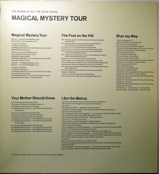 The Beatles - Magical Mystery Tour Vinyl Record