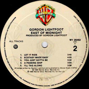 Gordon Lightfoot - East Of Midnight