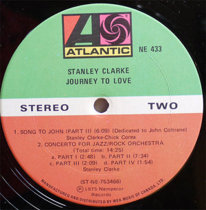 Stanley Clarke - Journey To Love - 1975