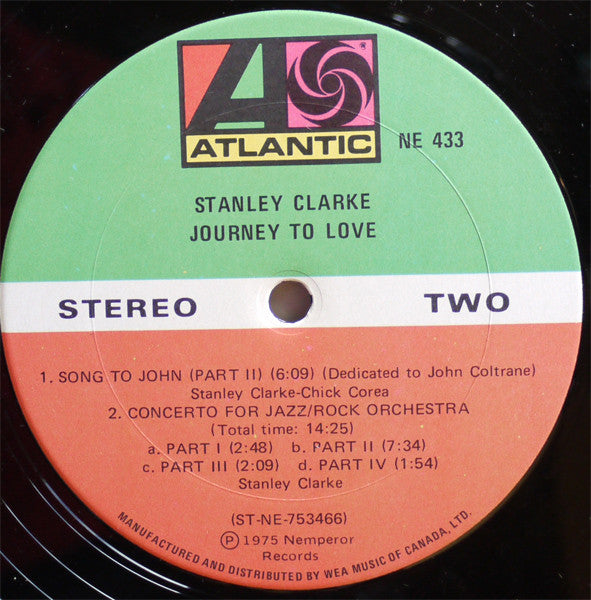 Stanley Clarke - Journey To Love - 1975