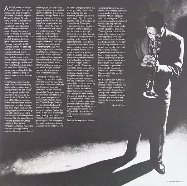 Wynton Marsalis - Hot House Flowers - 1984