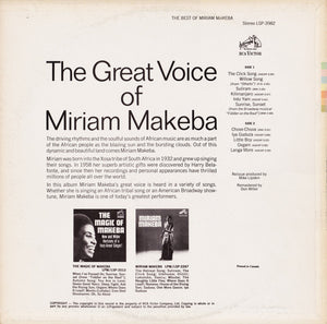 Miriam Makeba - The Best Of Miriam Makeba - 1968