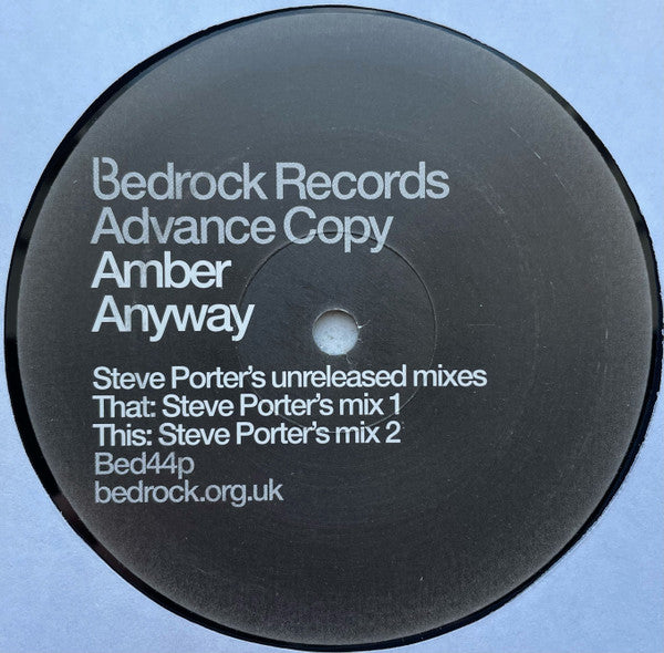 Amber - Anyway (Steve Porter's Unreleased Mixes)
