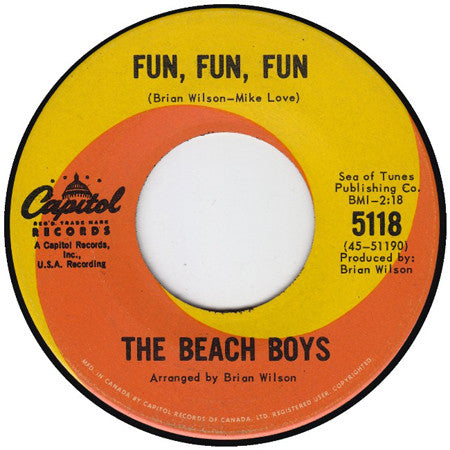 Beach Boys, The - Fun, Fun, Fun - 1964