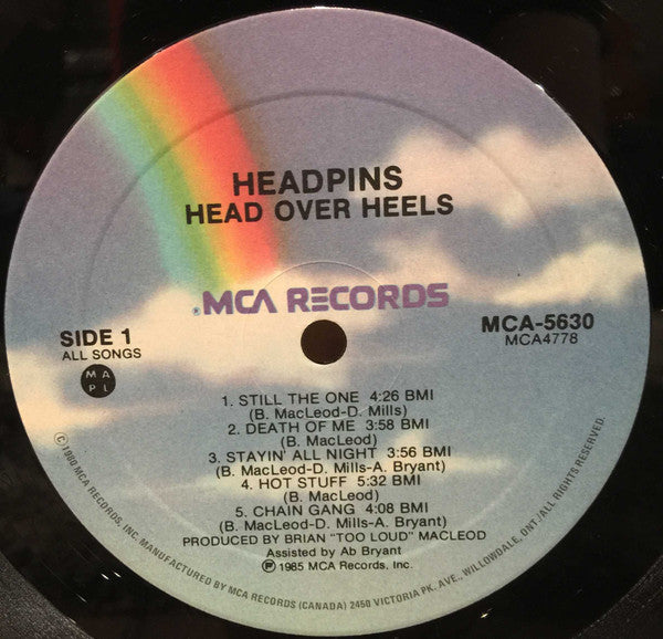 Headpins - Head Over Heels - 1985