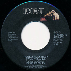 Elvis Presley - Can't Help Falling In Love / Rock-A-Hula Baby Vinyl Record