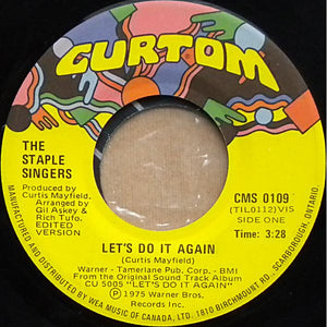 Staple Singers, The - Let's Do It Again / After Sex - 1975
