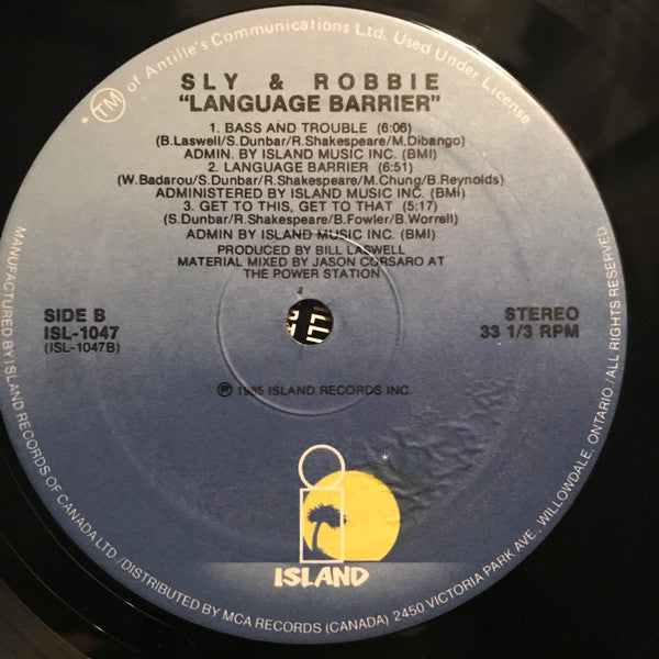 Sly & Robbie - Language Barrier - 1985
