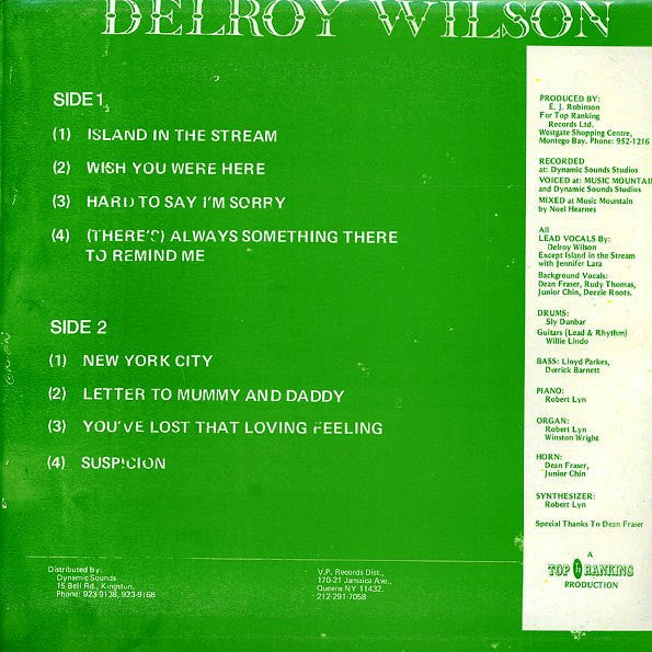 Delroy Wilson - Reggae Classics Vinyl Record