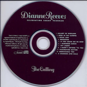 Dianne Reeves - The Calling (Celebrating Sarah Vaughan) (CD) - 2001