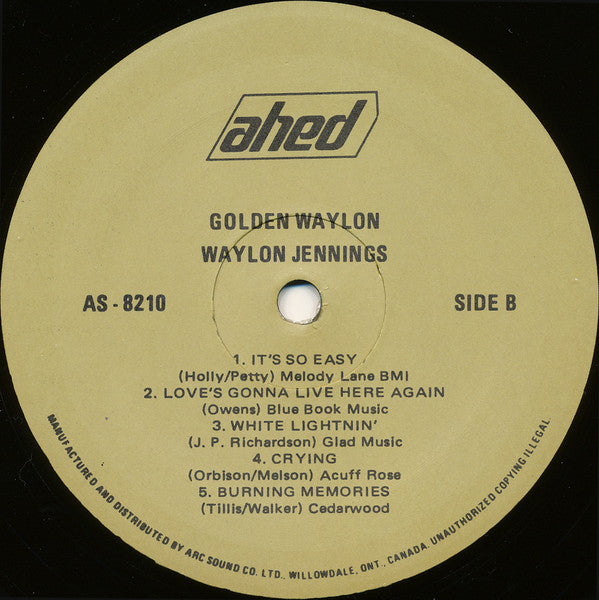 Waylon Jennings - Golden Waylon