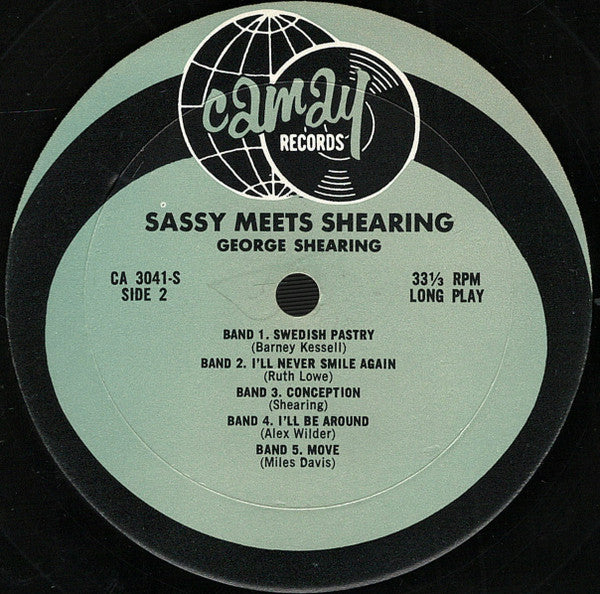 Sarah Vaughan, George Shearing - Sassy Meets Shearing - 1962