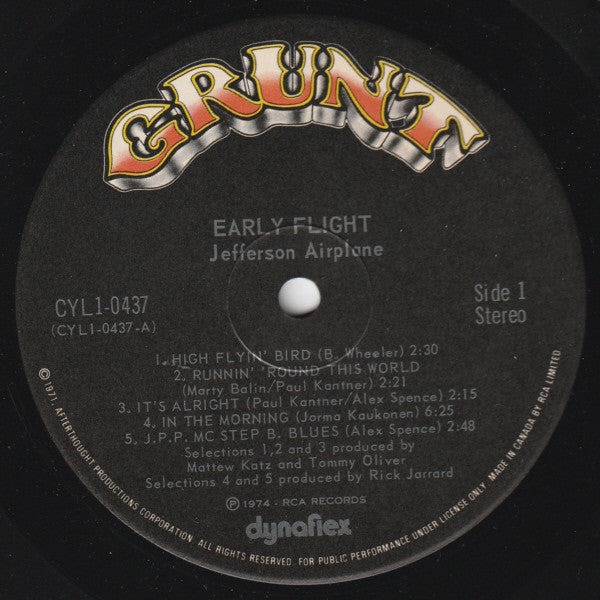 Jefferson Airplane - Early Flight - 1974