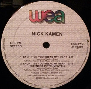 Nick Kamen - Each Time You Break My Heart