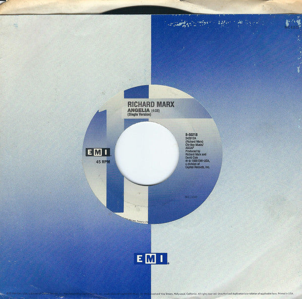 Richard Marx - Angelia - 1989