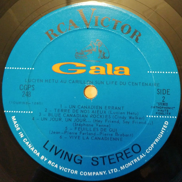 Lucien Hétu - Au Carillon Sun Life Du Centenaire Vinyl Record