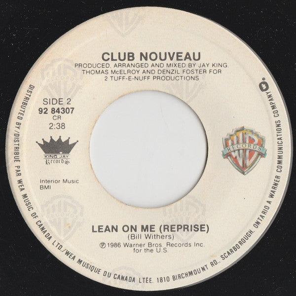 Club Nouveau - Lean On Me - 1986