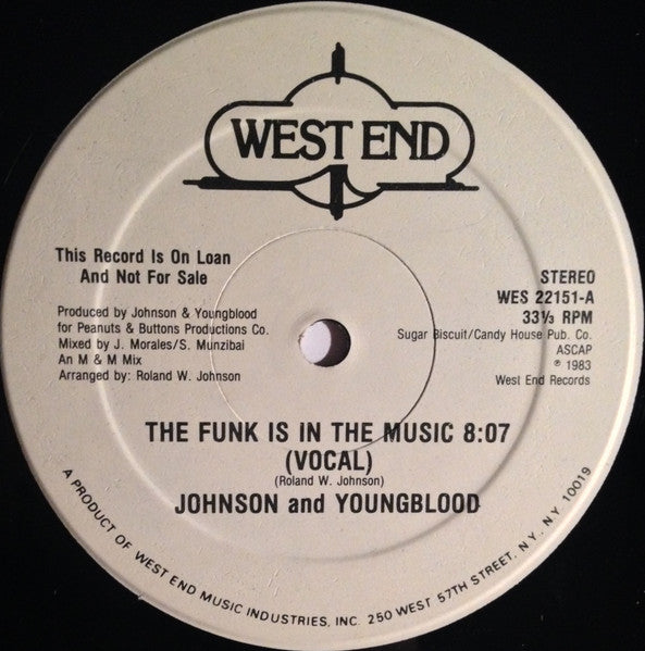 Johnson And Youngblood - The Funk Is In The Music - 1983