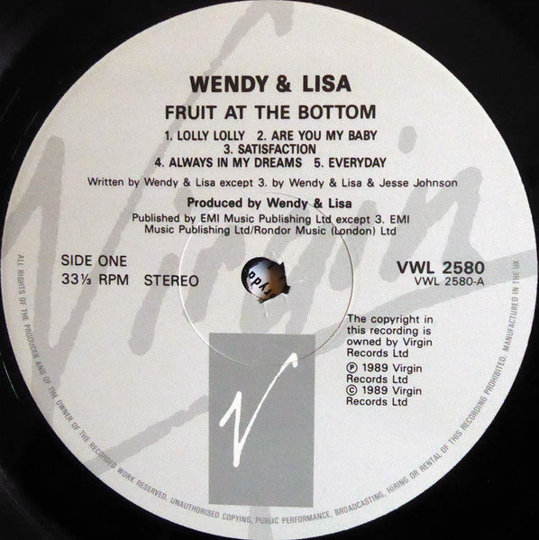 Wendy & Lisa - Fruit At The Bottom
