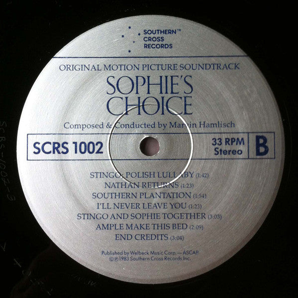 Marvin Hamlisch - Sophie's Choice (Original Motion Picture Soundtrack) - 1983