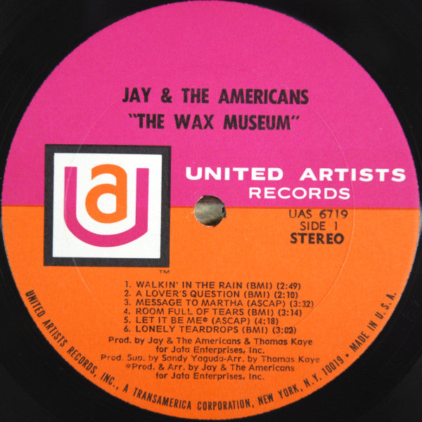 Jay & The Americans - Wax Museum - 1970