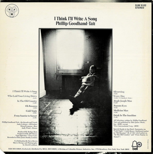 Phillip Goodhand-Tait - I Think I'll Write A Song