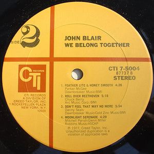 John Blair - We Belong Together