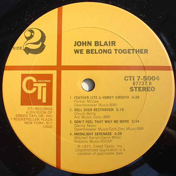John Blair - We Belong Together