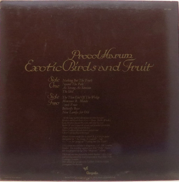Procol Harum - Exotic Birds And Fruit